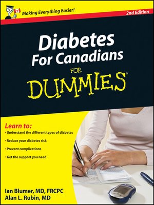 cover image of Diabetes for Canadians for Dummies